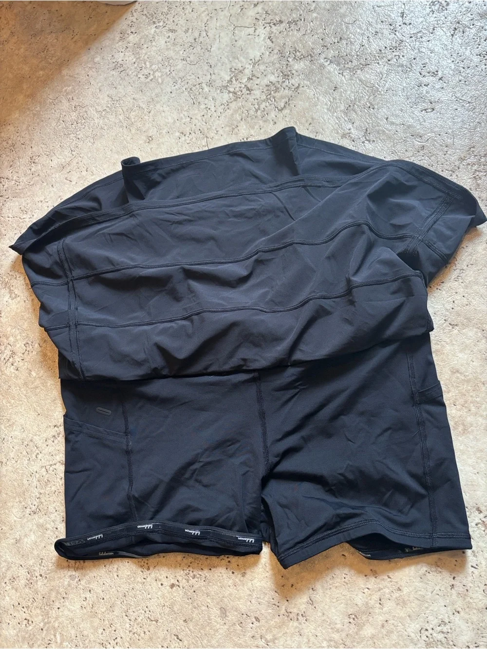 lululemon athletica black skort